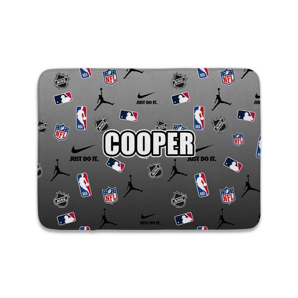 PERSONALIZED FLOOR MAT-SPORT LOGOS